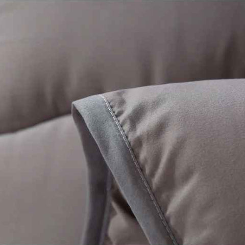Couette 220x240 grise détail
