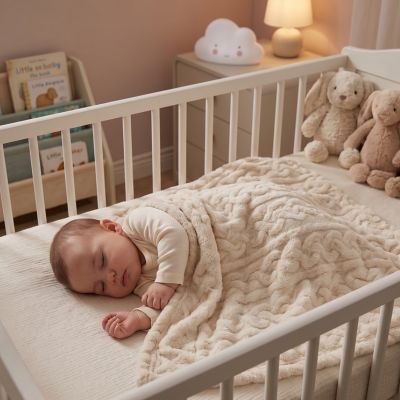 Couverture bébé endormi apaisé