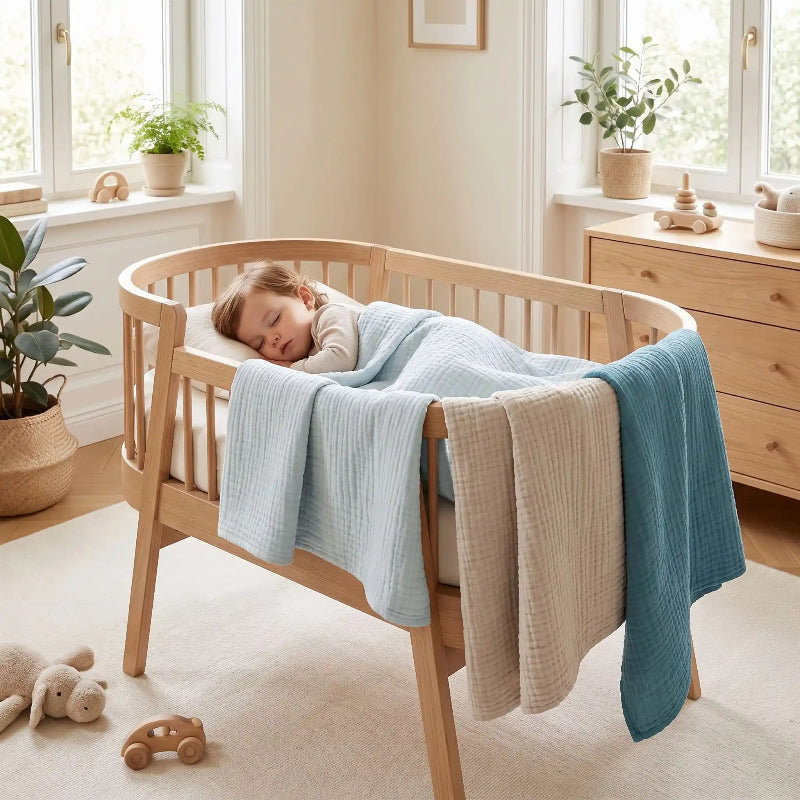 Couverture bébé enfant endormi serein lot de 3