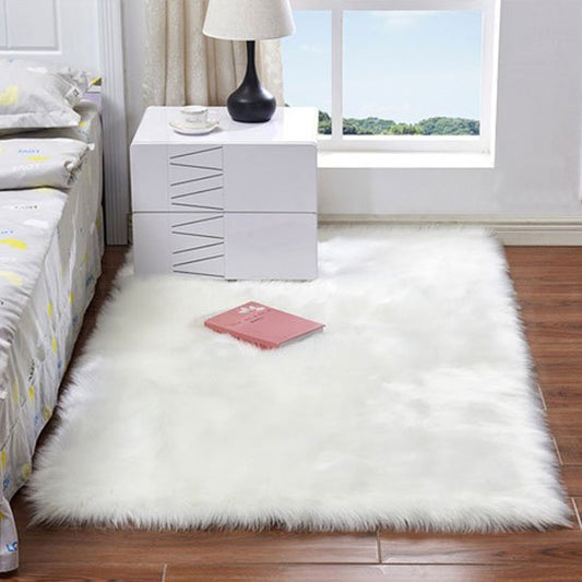 Descente de lit blanche