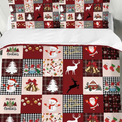Drap de lit de Noël vue agrandie
