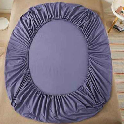 Drap housse 140 x 200 beu gris coon naturel élastique