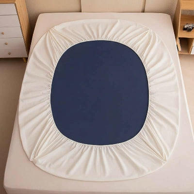 Drap housse 90 x 190 imperméable anti-acariens blanc élastique