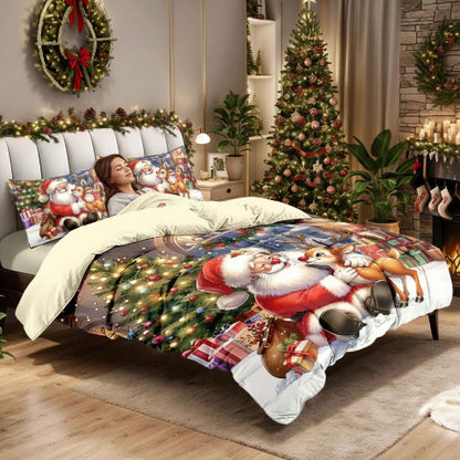 Drap plat 1 personne femme couchée apaisée