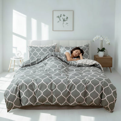 Housse de couette 240 x 260 Ogee femme endormie