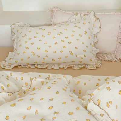 Housse de couette gaze de coton vue agrandie