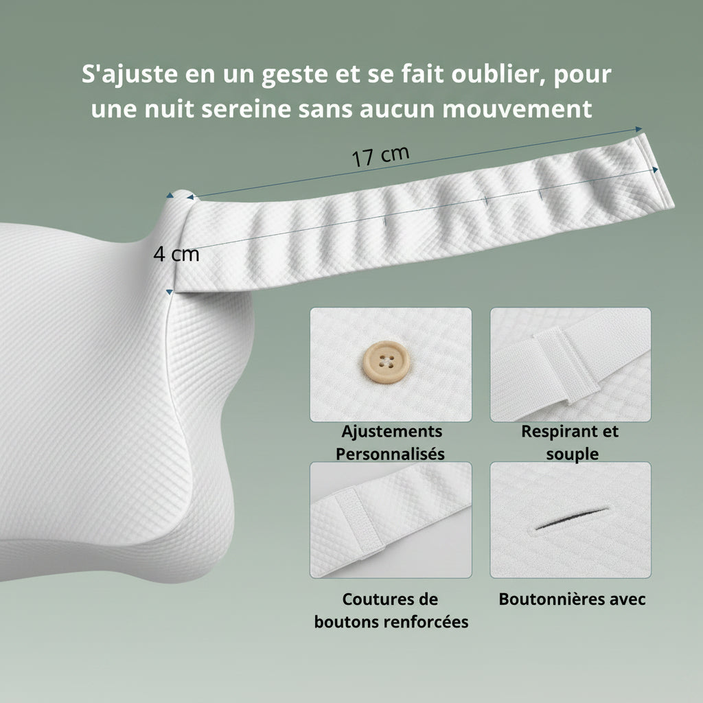Oreiller à mémoire de forme blanc – caractéristiques