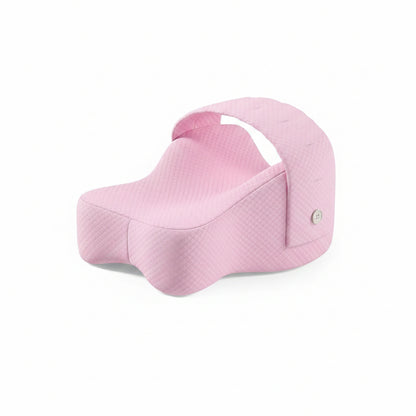 Oreiller à mémoire de forme genou rose