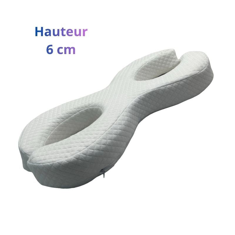 Oreiller à mémoire de forme hauteur 6 cm