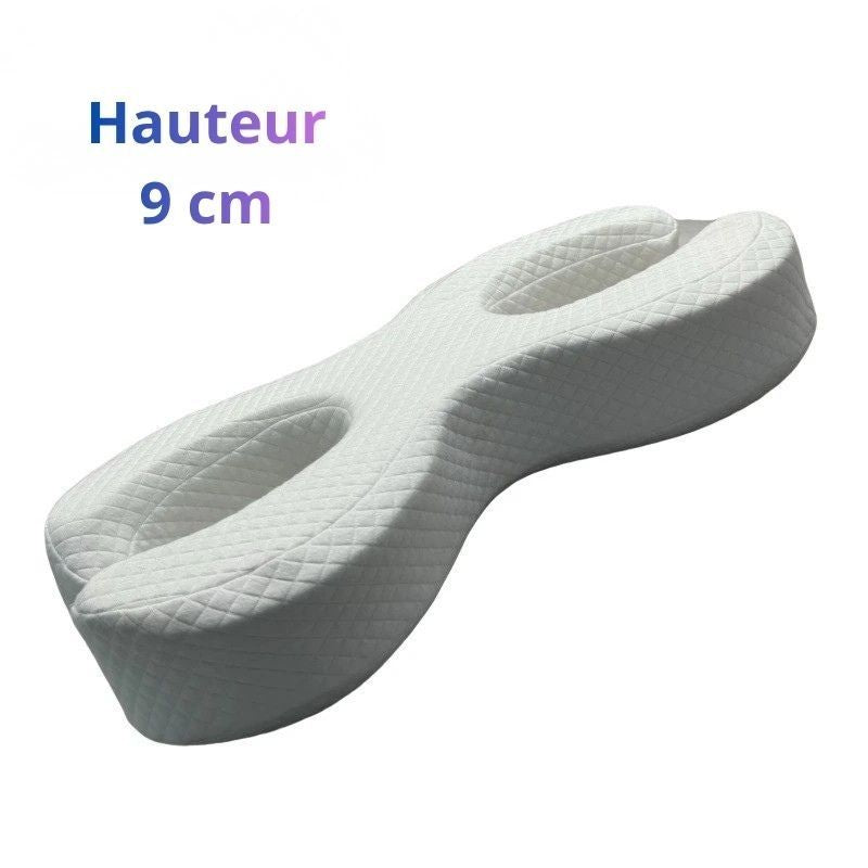 Oreiller à mémoire de forme hauteur 9 cm