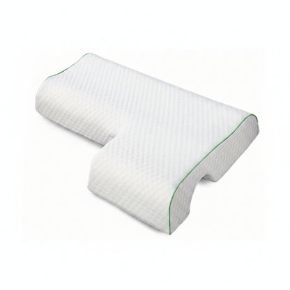 Oreiller cervical ergonomique dormir côté bras gauche