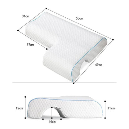 Oreiller cervical ergonomique pour bras dimensions