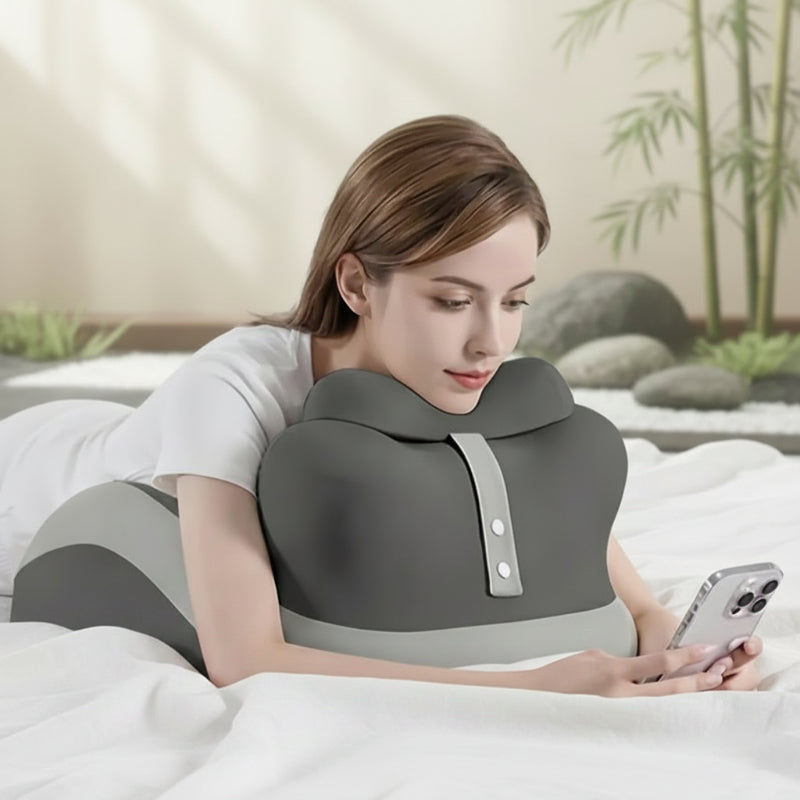 Oreiller ergonomique cervical femme appuyé coussin et portable