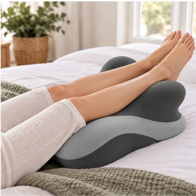 Oreiller ergonomique cervical multi-zones jambes allongées