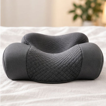 Oreiller mémoire de forme cervical thermo-massant vibrant