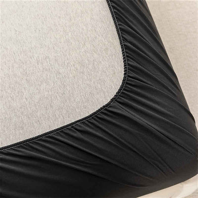 Protege matelas 160 x 200 noir imperméable envers élastique