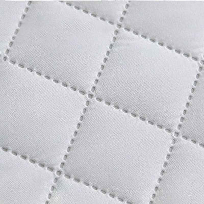 Protège matelas imperméable gris vue agrandie coutures