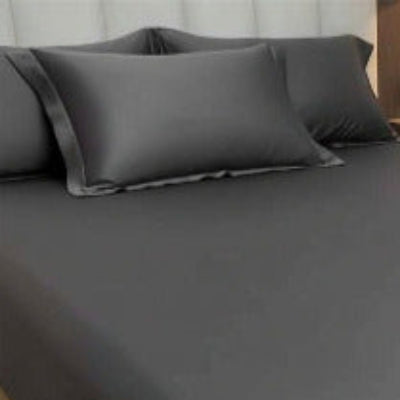 Taie  d oreiller coton égyptien noir