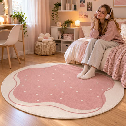Tapis chambre fille adolescente écouteurs pieds sur tapis