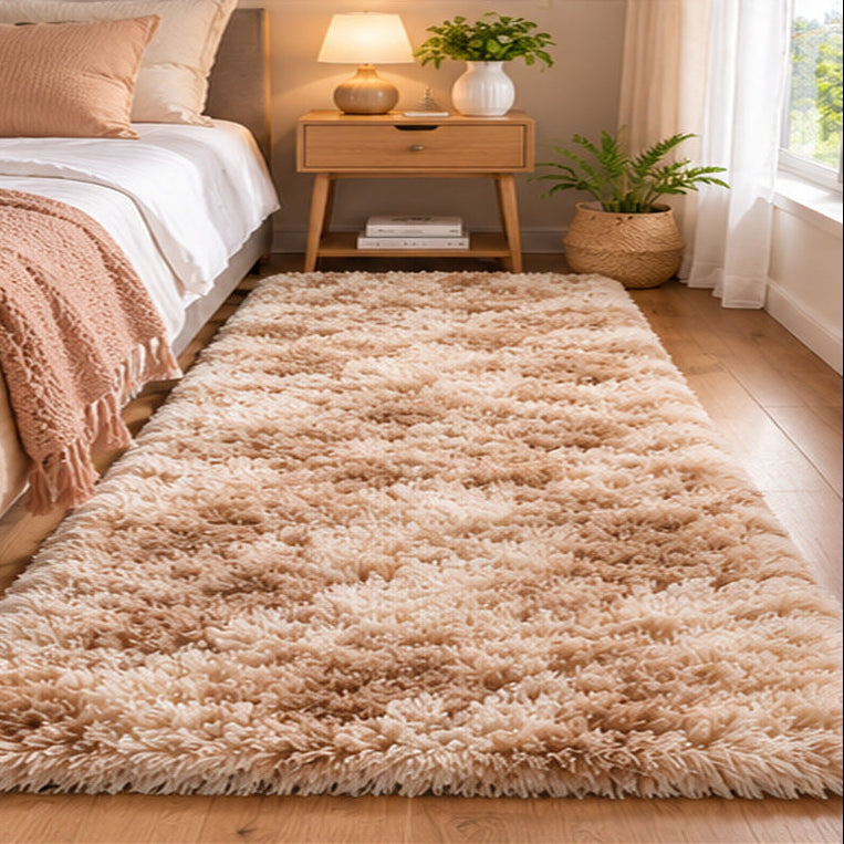 Tapis rectangulaire beige dégradé